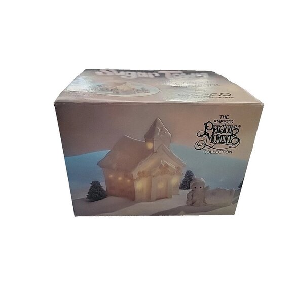 Precious Moments Sugar Town Chapel Nightlight #529621Enesco 1992In Box